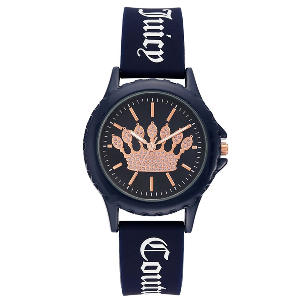 Blue Synthetic Dress Watch - ventzia