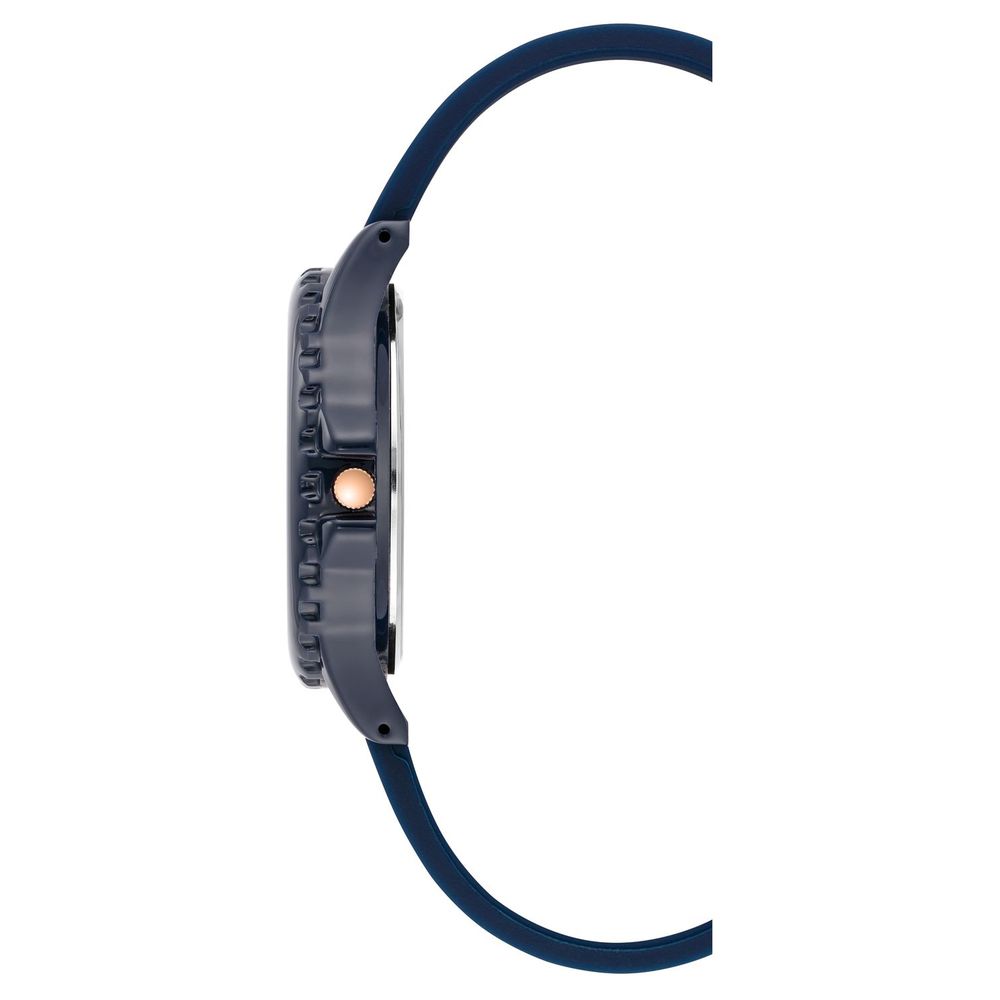 Blue Synthetic Dress Watch - ventzia