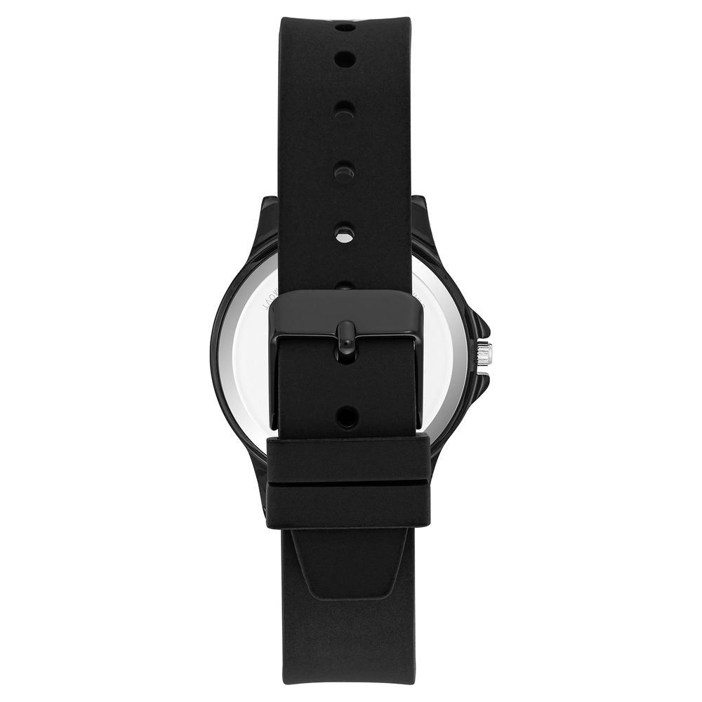 Black Synthetic Bracelet Watch - ventzia