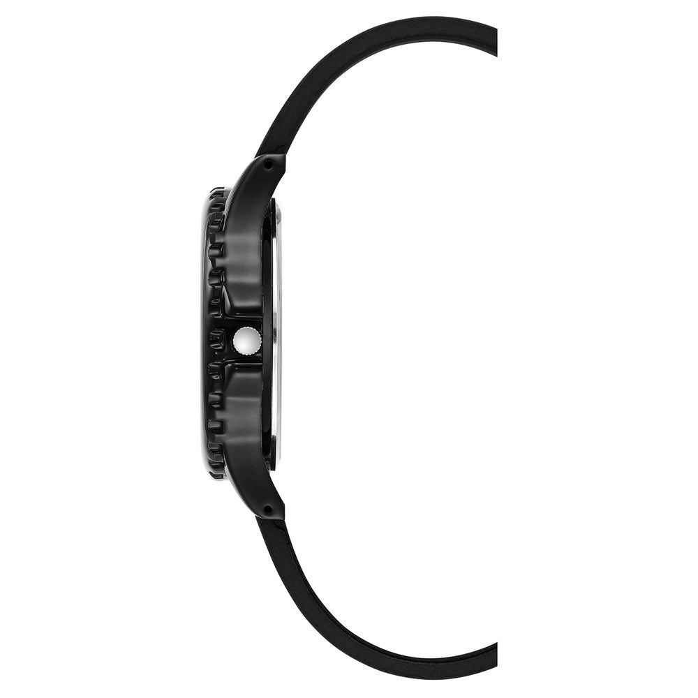 Black Synthetic Bracelet Watch - ventzia