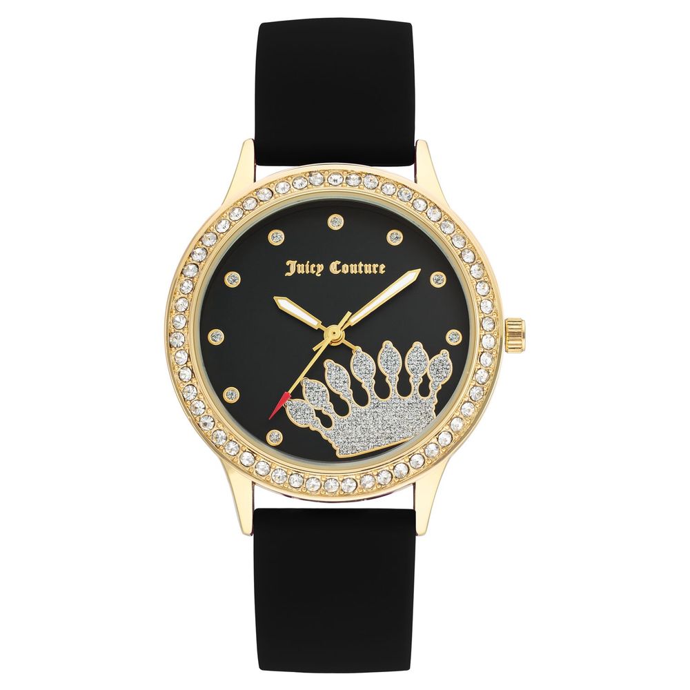 Black Synthetic Dress Watch - ventzia