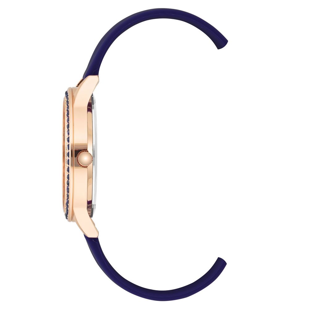 Blue Synthetic Bracelet Watch - ventzia