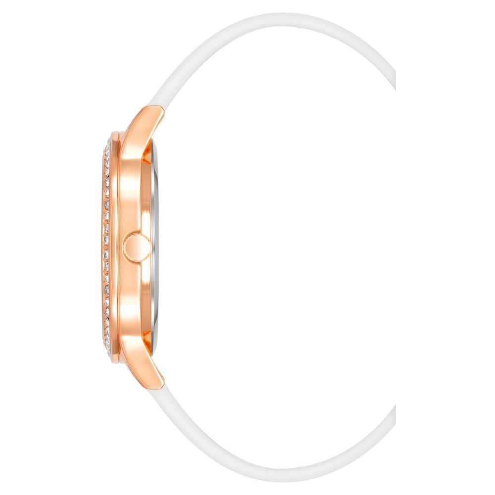 White Synthetic Dress Watch - ventzia