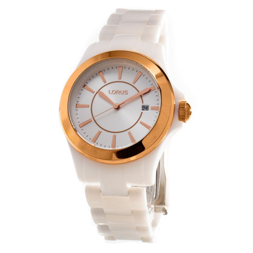 White Plastic Dress Watch - ventzia