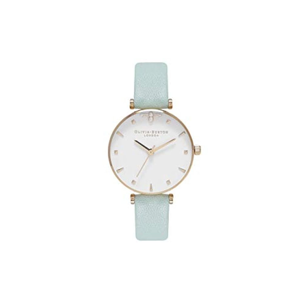 Bicolor Artificial Leather Dress Watch - ventzia