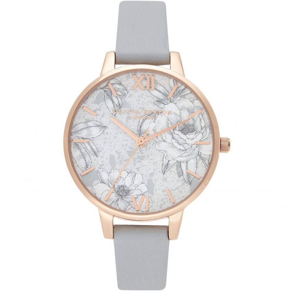 Gray Artificial Leather Dress Watch - ventzia