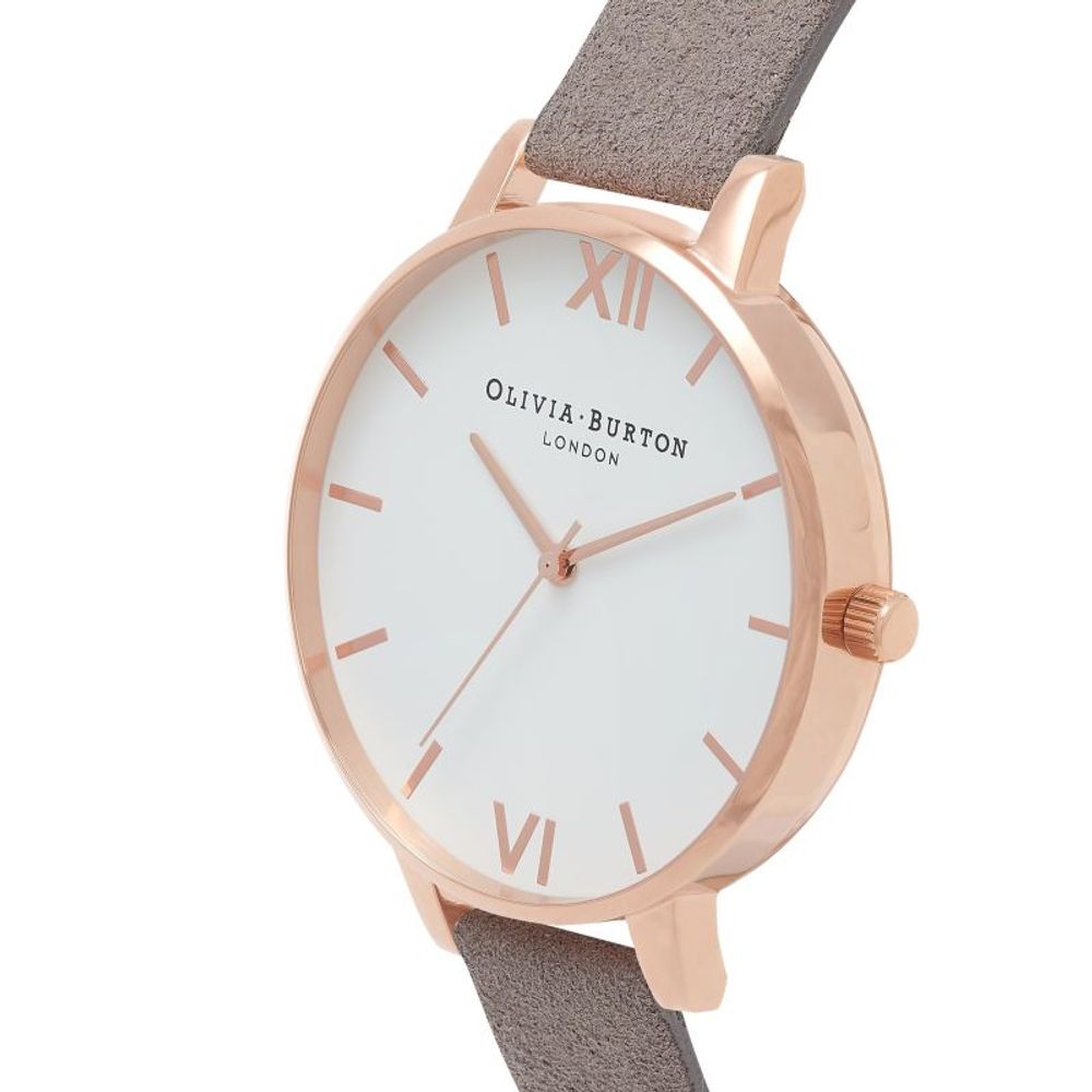 Gray Artificial Leather Dress Watch - ventzia