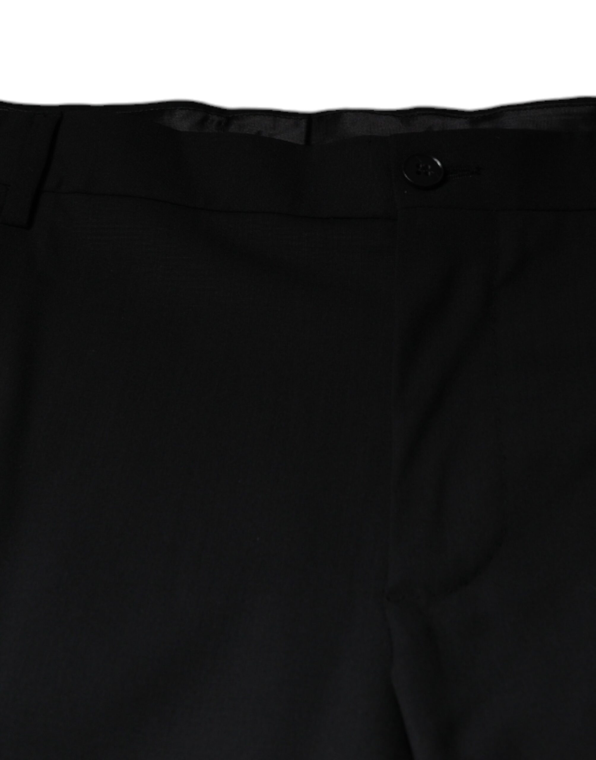 Black Wool Men Formal Dress Pants - ventzia