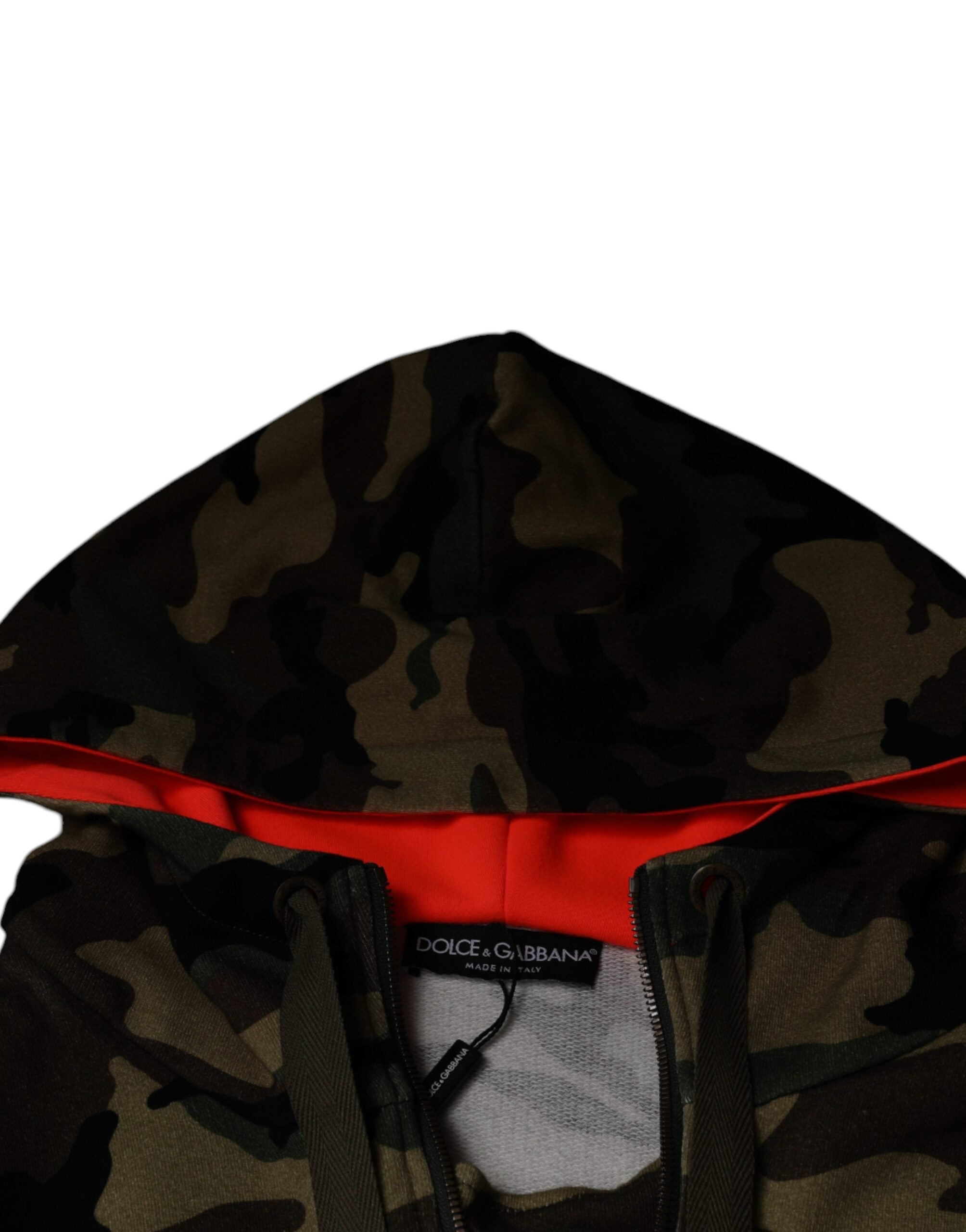 Multicolor Camouflage Hooded Men Sweatshirt Sweater - ventzia