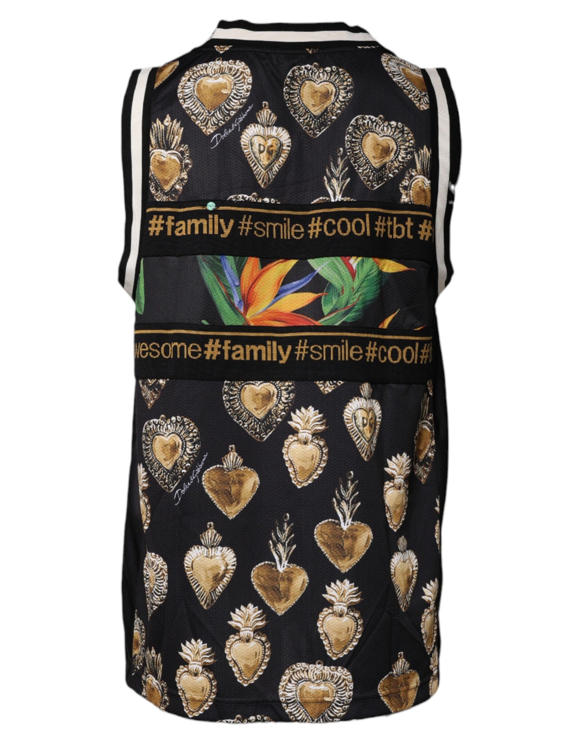 Multicolor Tropical Sleeveless Tank T-shirt - ventzia