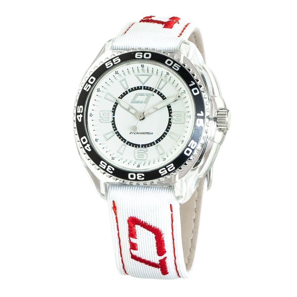 White Leather Dress Watch - ventzia