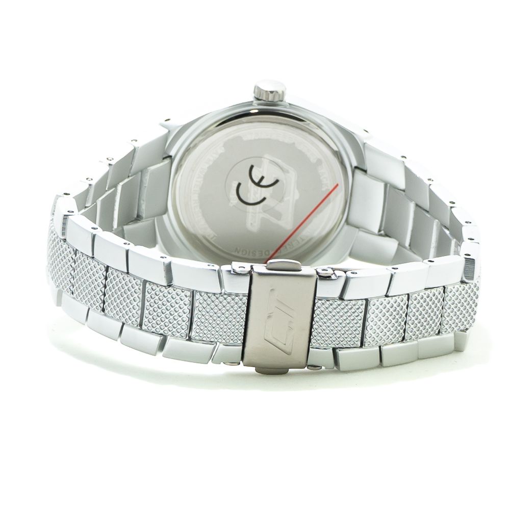 Silver Stainless Steel Dress Watch - ventzia