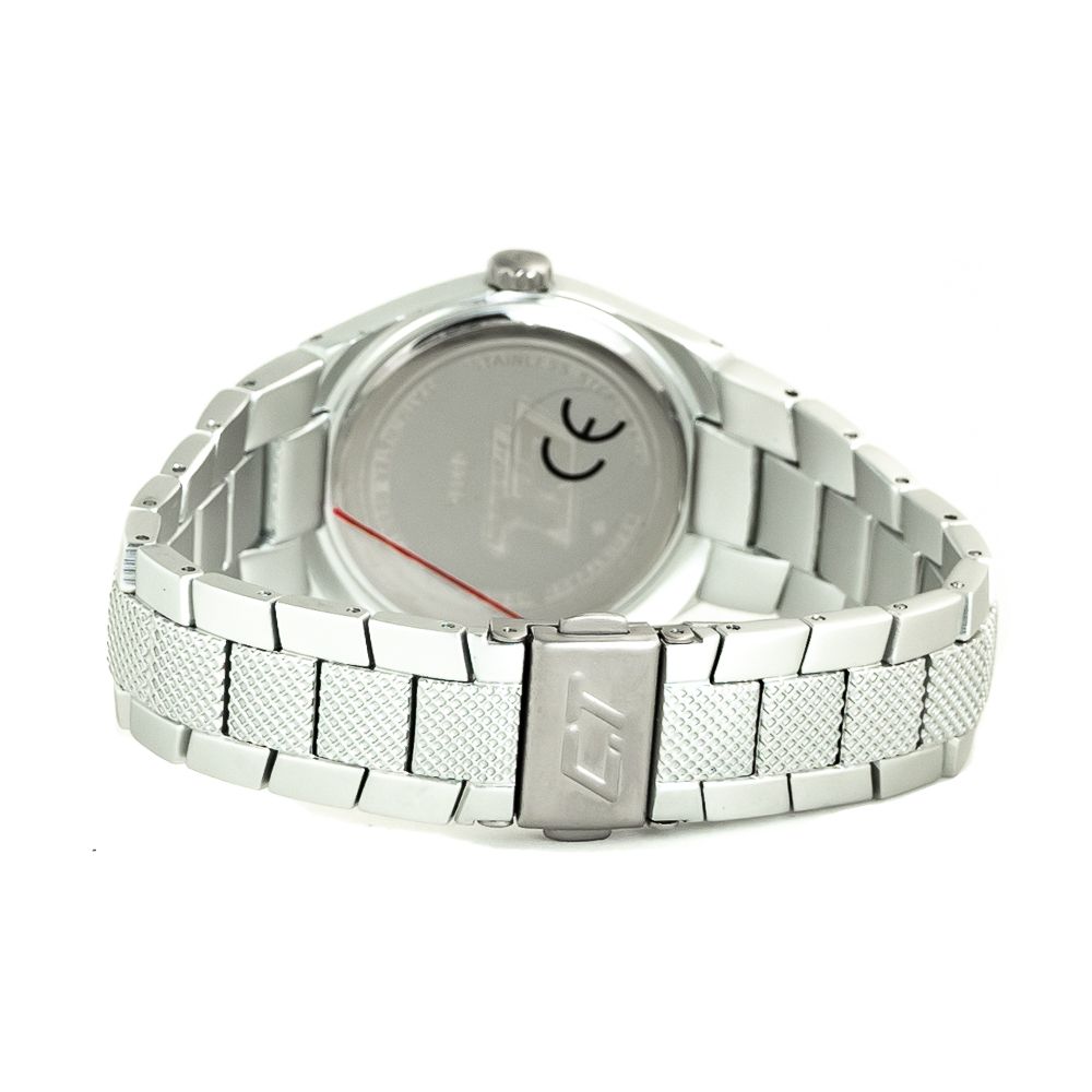 Silver Stainless Steel Dress Watch - ventzia