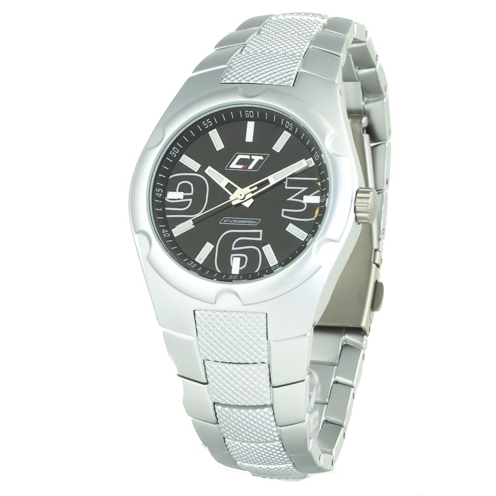 Silver Stainless Steel Dress Watch - ventzia