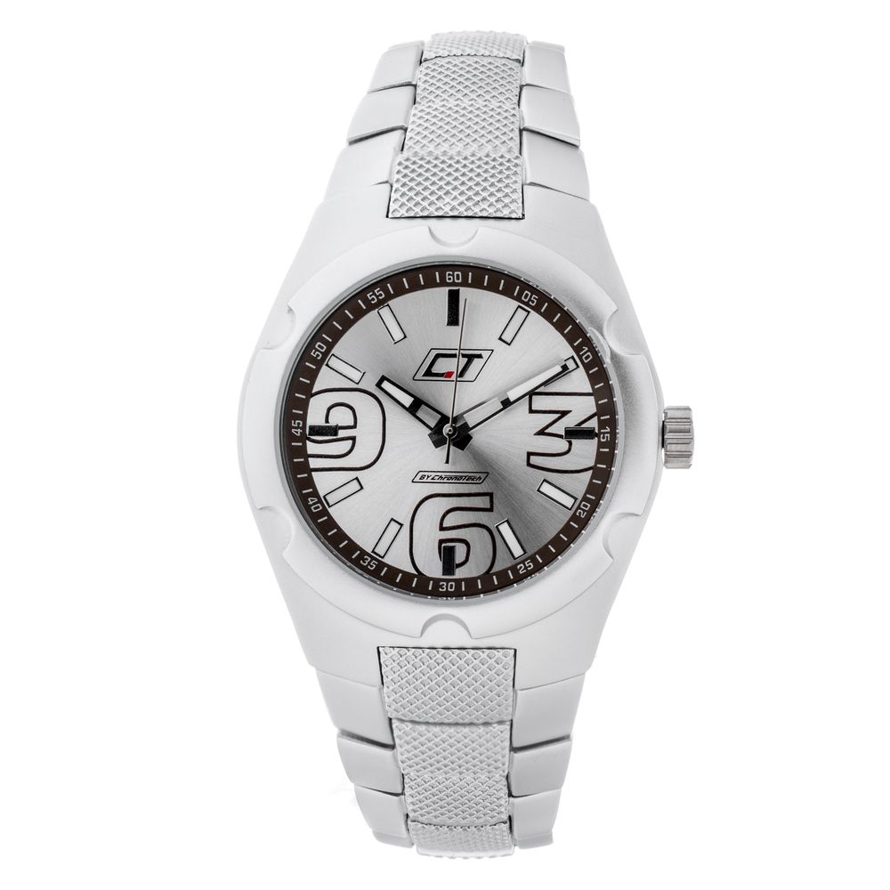 Silver Stainless Steel Dress Watch - ventzia