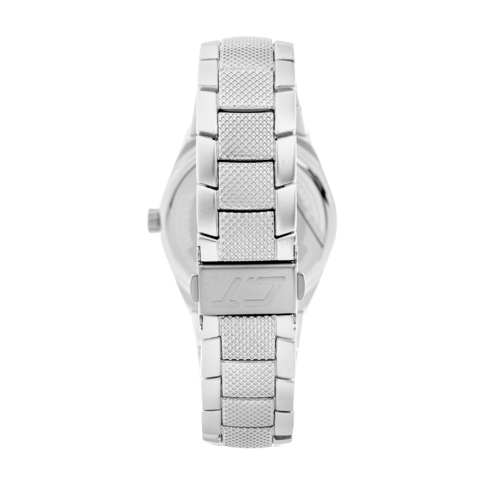 Silver Stainless Steel Dress Watch - ventzia