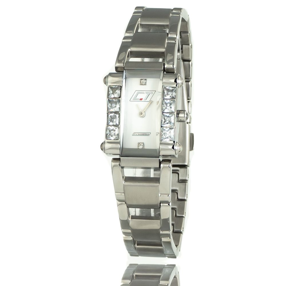 Silver Stainless Steel Dress Watch - ventzia