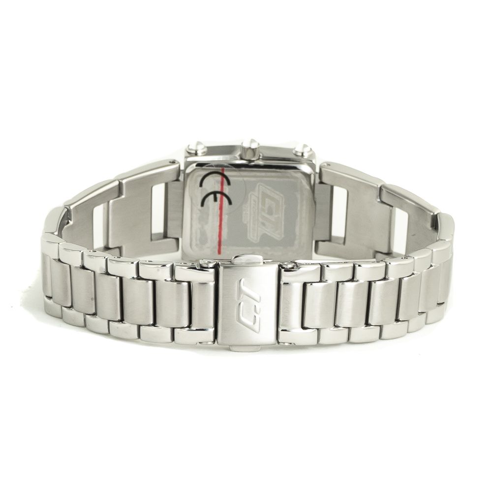 Silver Stainless Steel Dress Watch - ventzia