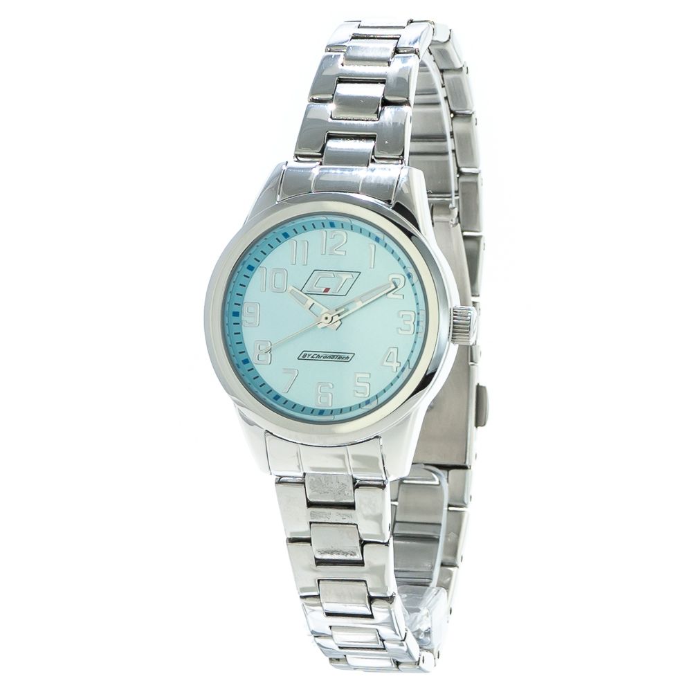 Silver Stainless Steel Dress Watch - ventzia