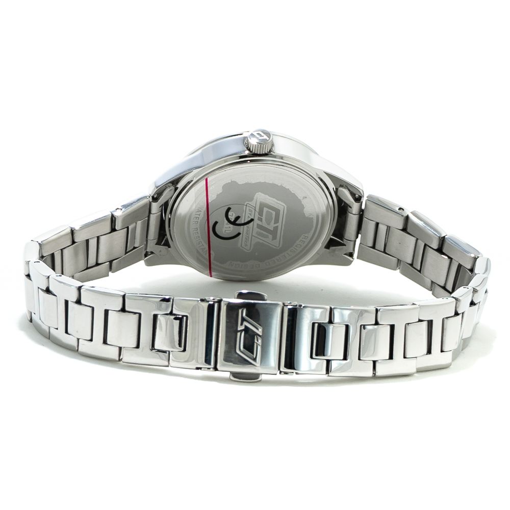Silver Stainless Steel Dress Watch - ventzia