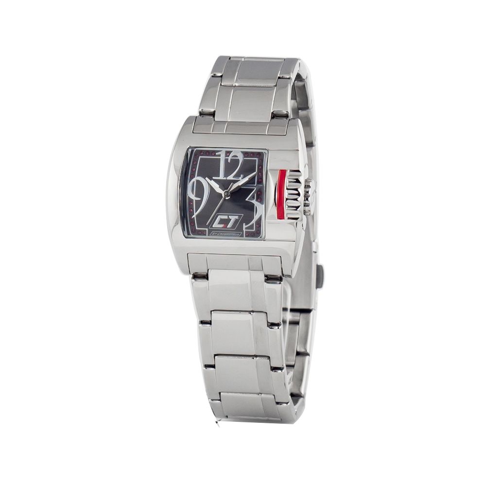 Silver Stainless Steel Dress Watch - ventzia