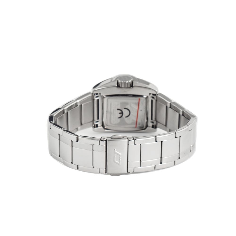 Silver Stainless Steel Dress Watch - ventzia