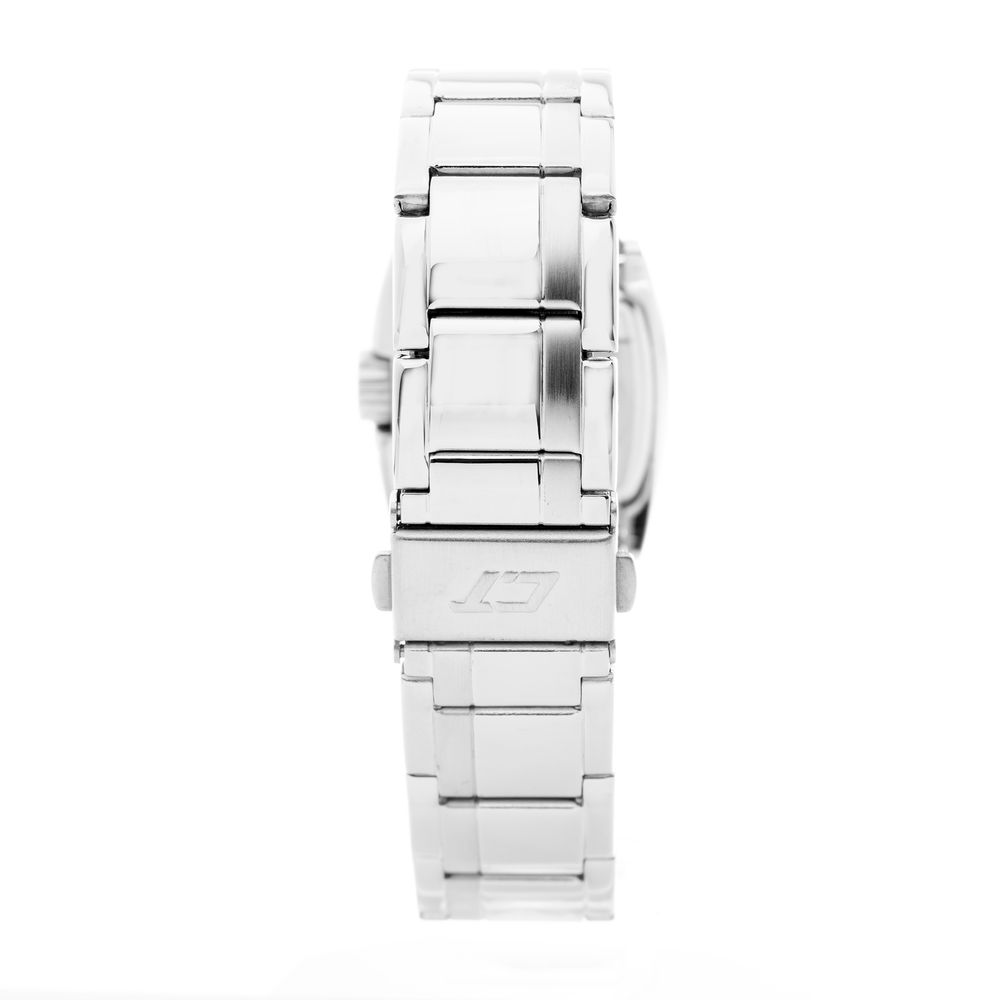 Silver Stainless Steel Dress Watch - ventzia