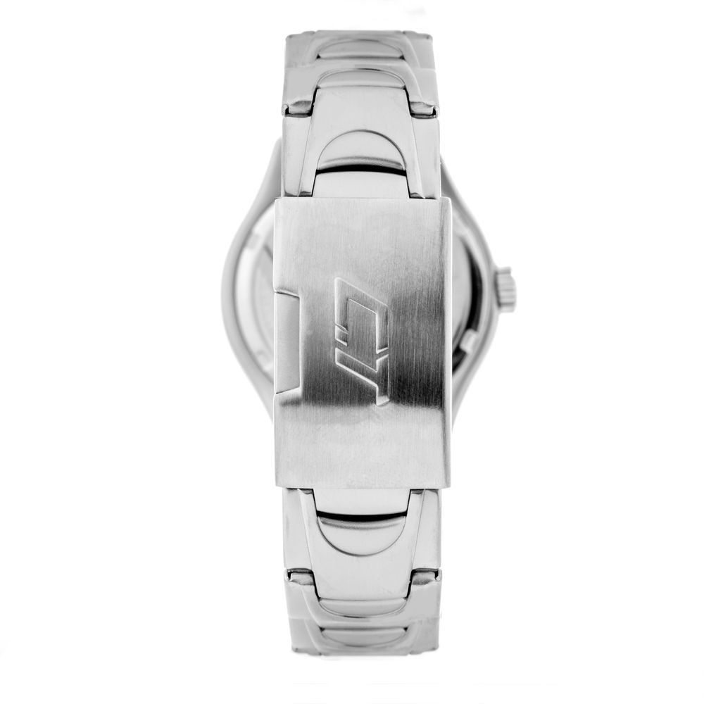 Silver Stainless Steel Dress Watch - ventzia