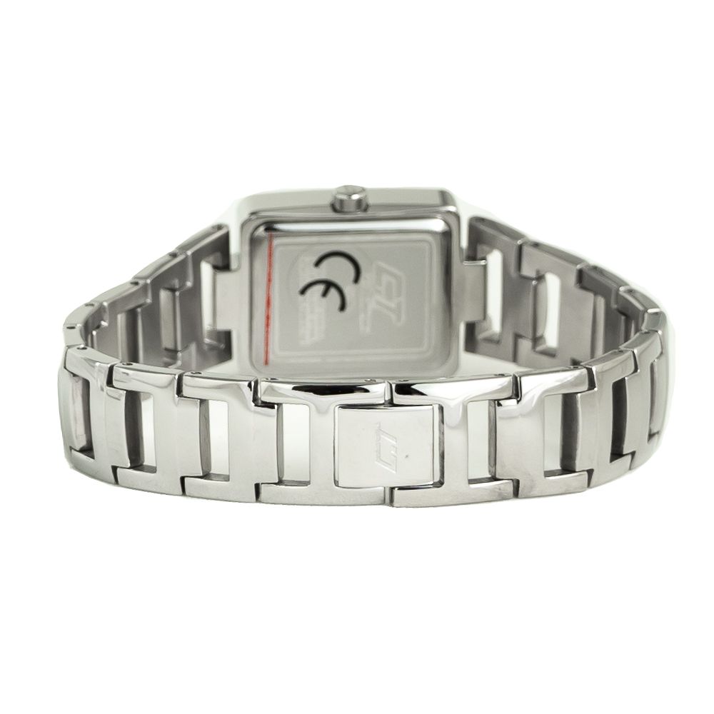 Silver Stainless Steel Dress Watch - ventzia