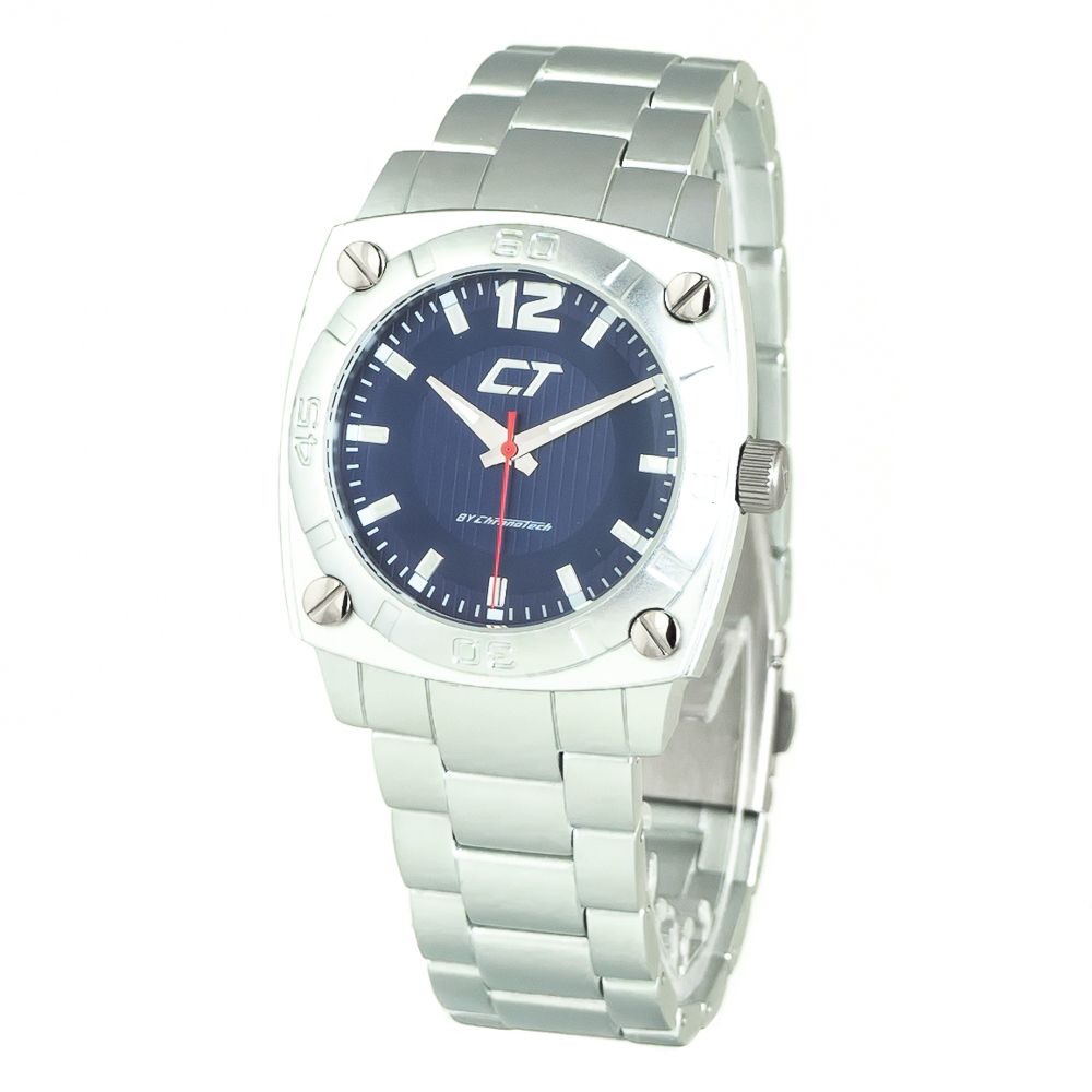 Silver Stainless Steel Dress Watch - ventzia