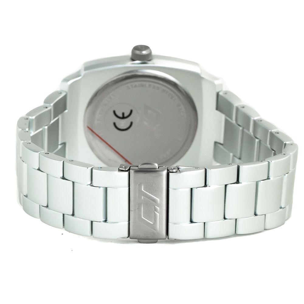 Silver Stainless Steel Dress Watch - ventzia