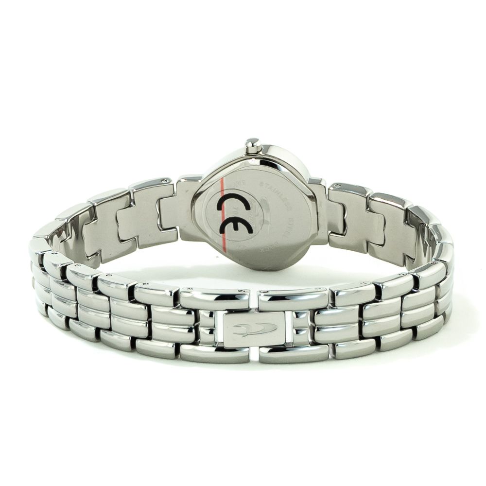 Silver Stainless Steel Dress Watch - ventzia