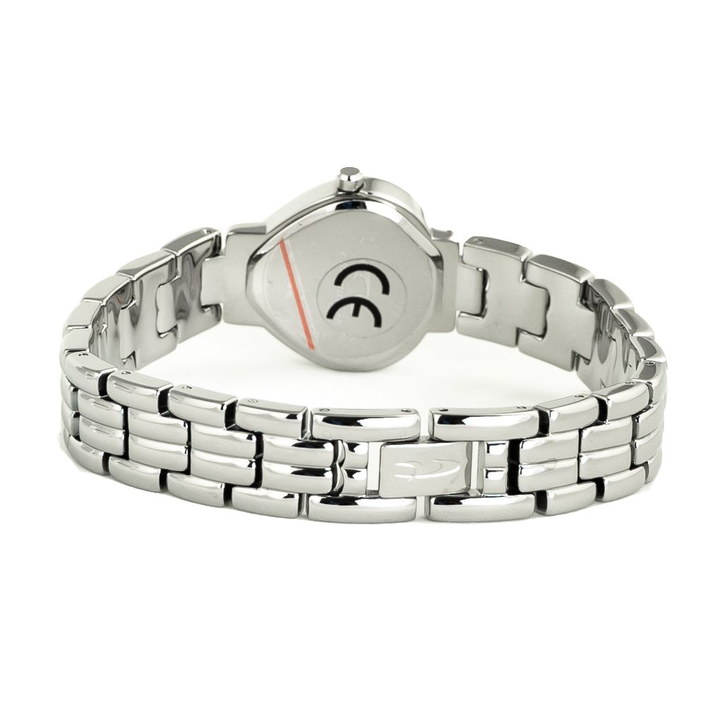 Silver Stainless Steel Dress Watch - ventzia