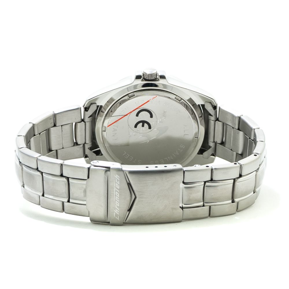 Silver Stainless Steel Dress Watch - ventzia