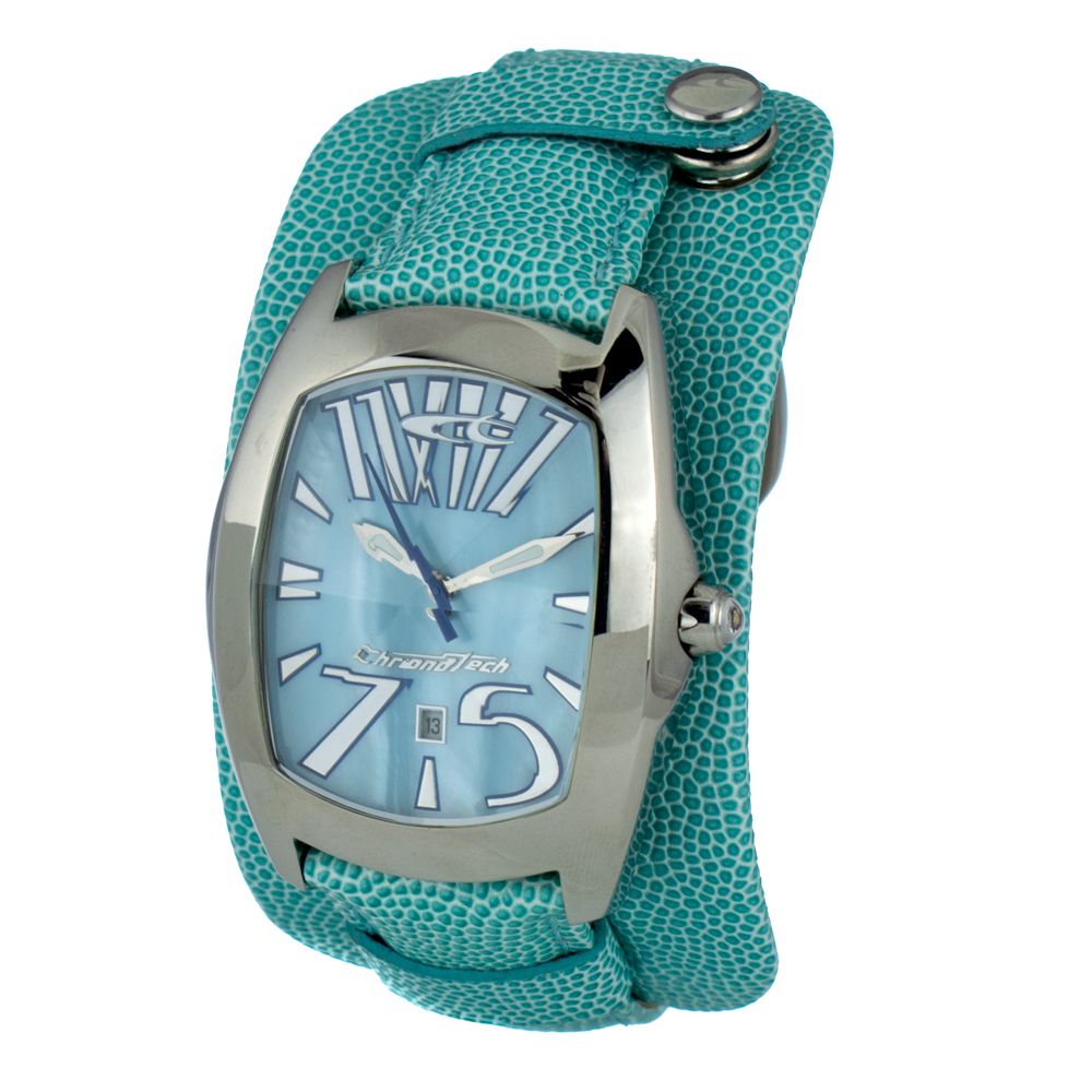 Blue Leather Dress Watch - ventzia