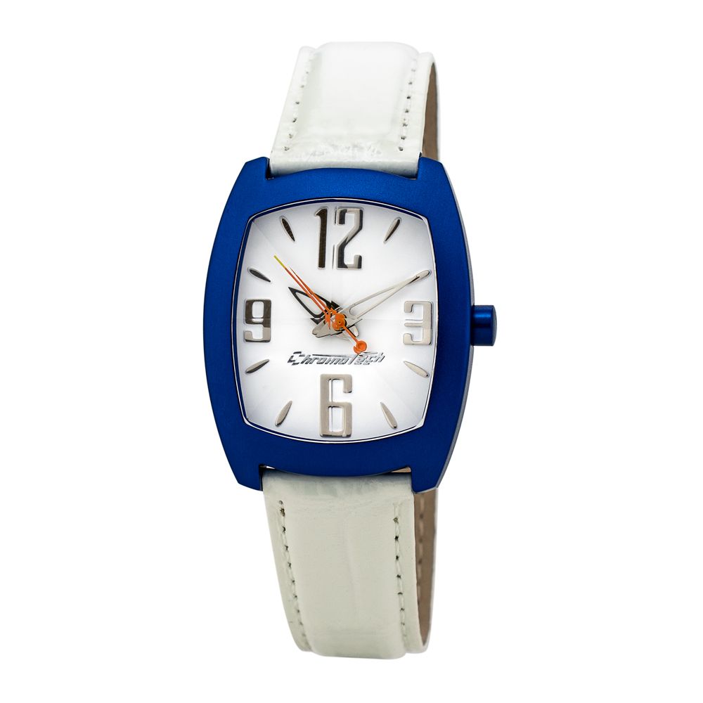 White Leather Dress Watch - ventzia