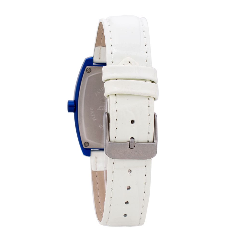 White Leather Dress Watch - ventzia