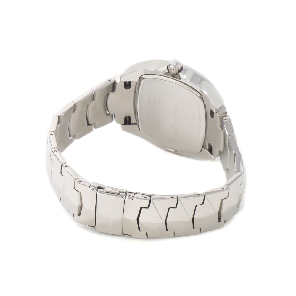 Silver Stainless Steel Dress Watch - ventzia