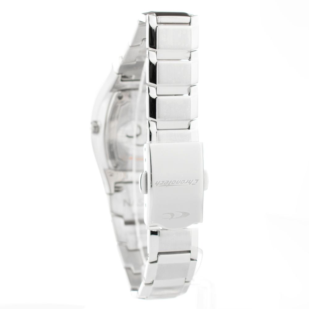 Silver Stainless Steel Dress Watch - ventzia