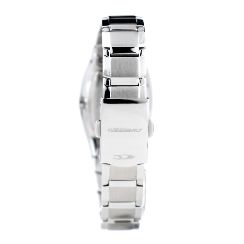 Silver Stainless Steel Dress Watch - ventzia
