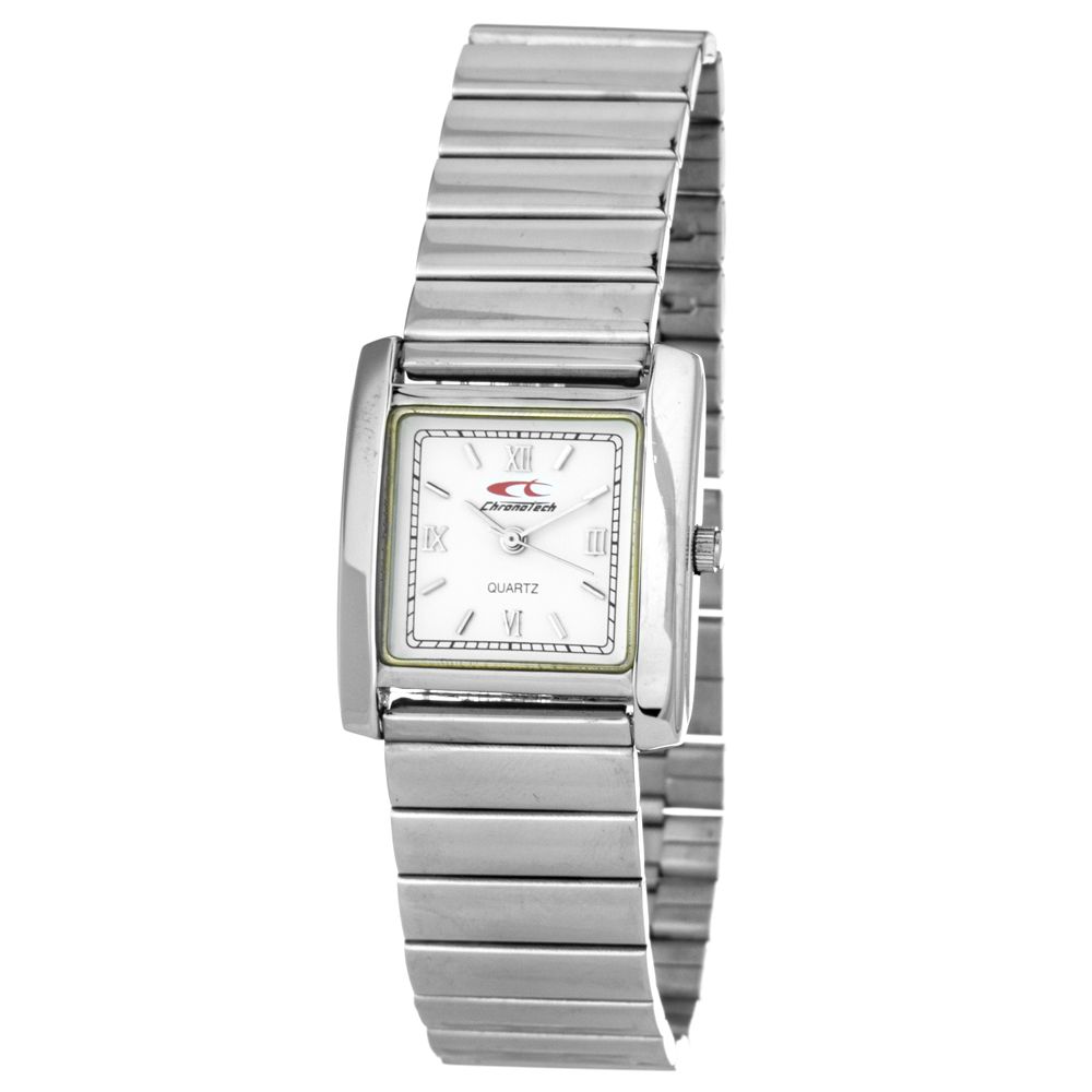 Silver Stainless Steel Dress Watch - ventzia