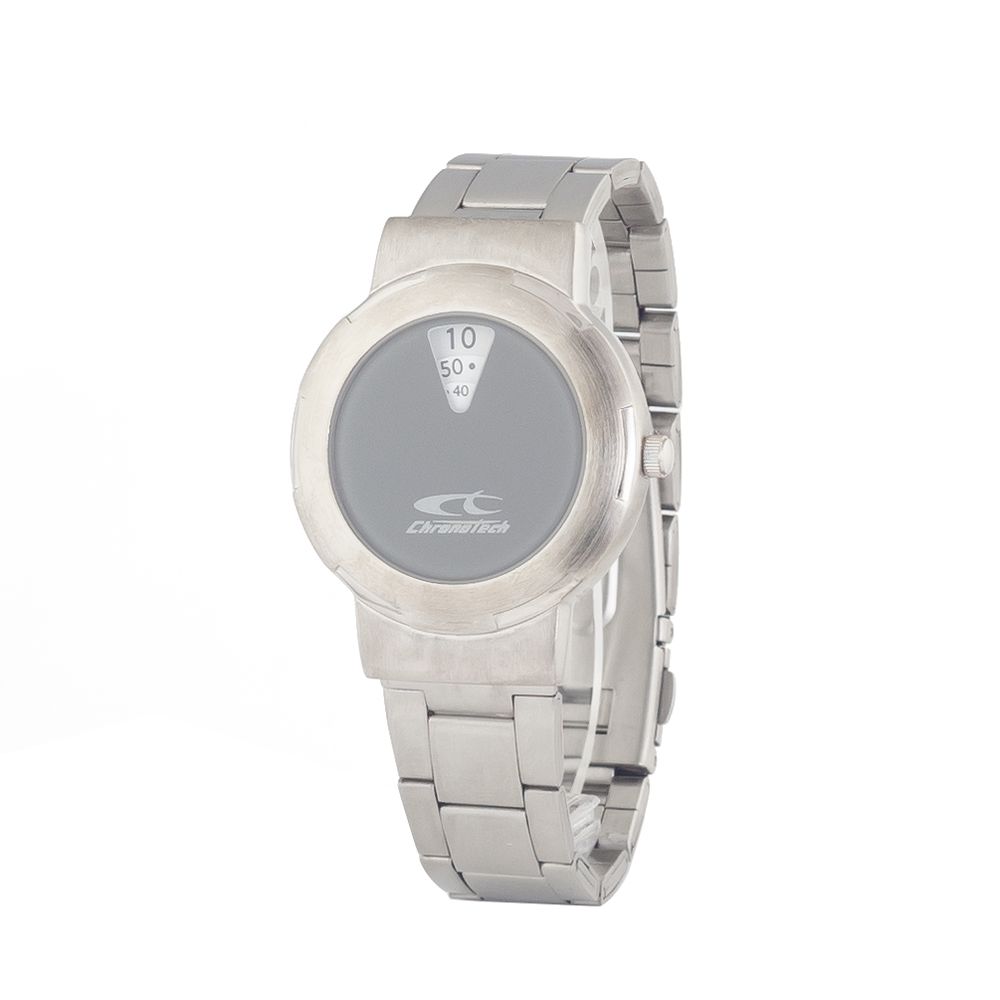 Silver Stainless Steel Dress Watch - ventzia