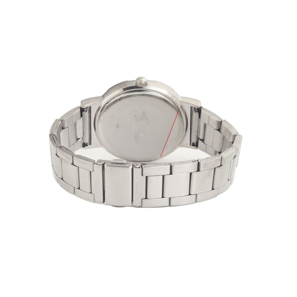 Silver Stainless Steel Dress Watch - ventzia