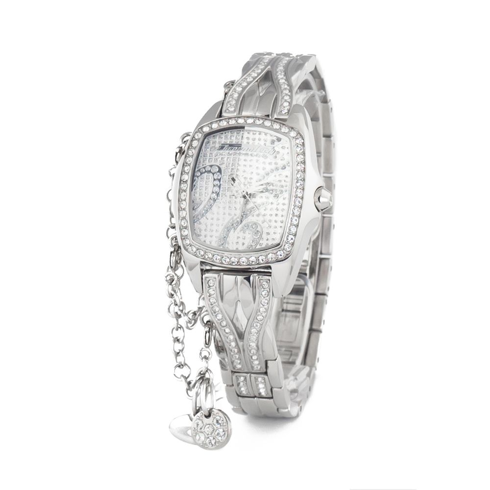 Silver Stainless Steel Bracelet Watch - ventzia