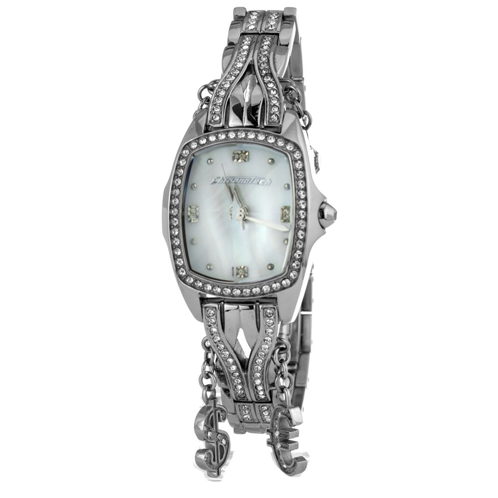 Silver Stainless Steel Bracelet Watch - ventzia