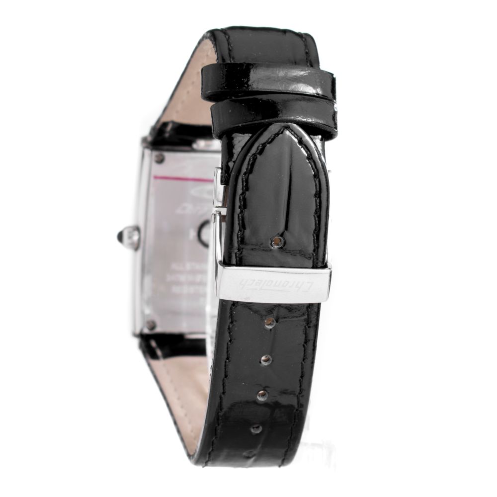 Black Leather Dress Watch - ventzia