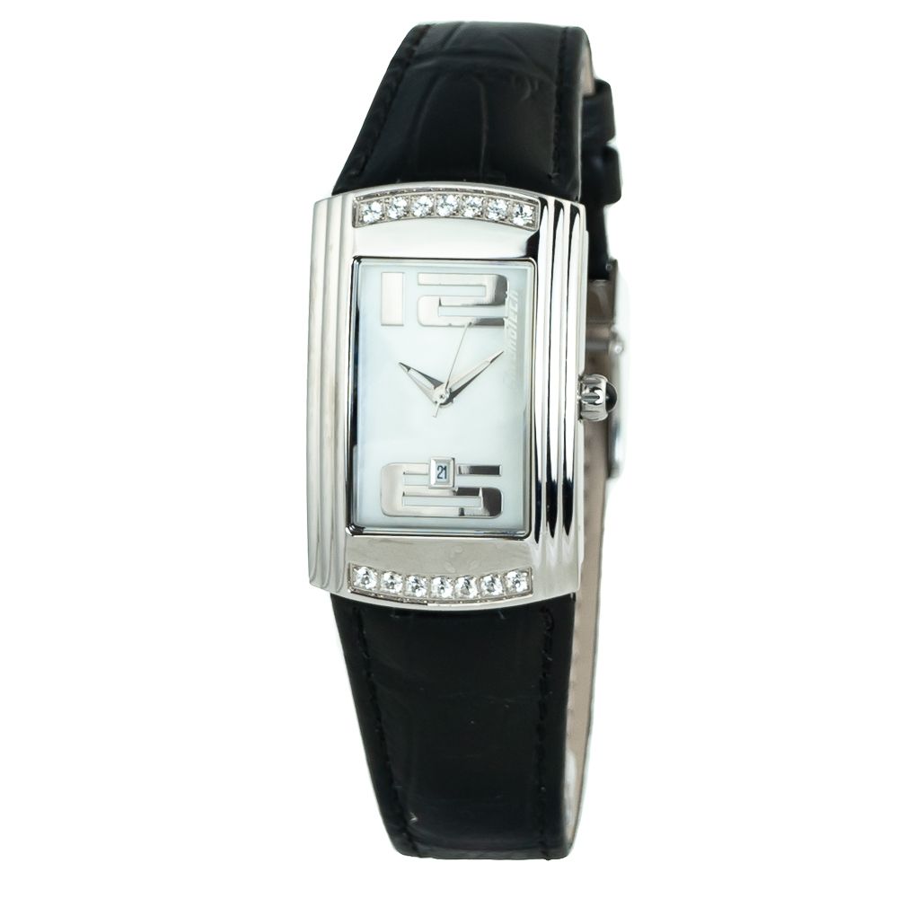 Black Leather Dress Watch - ventzia