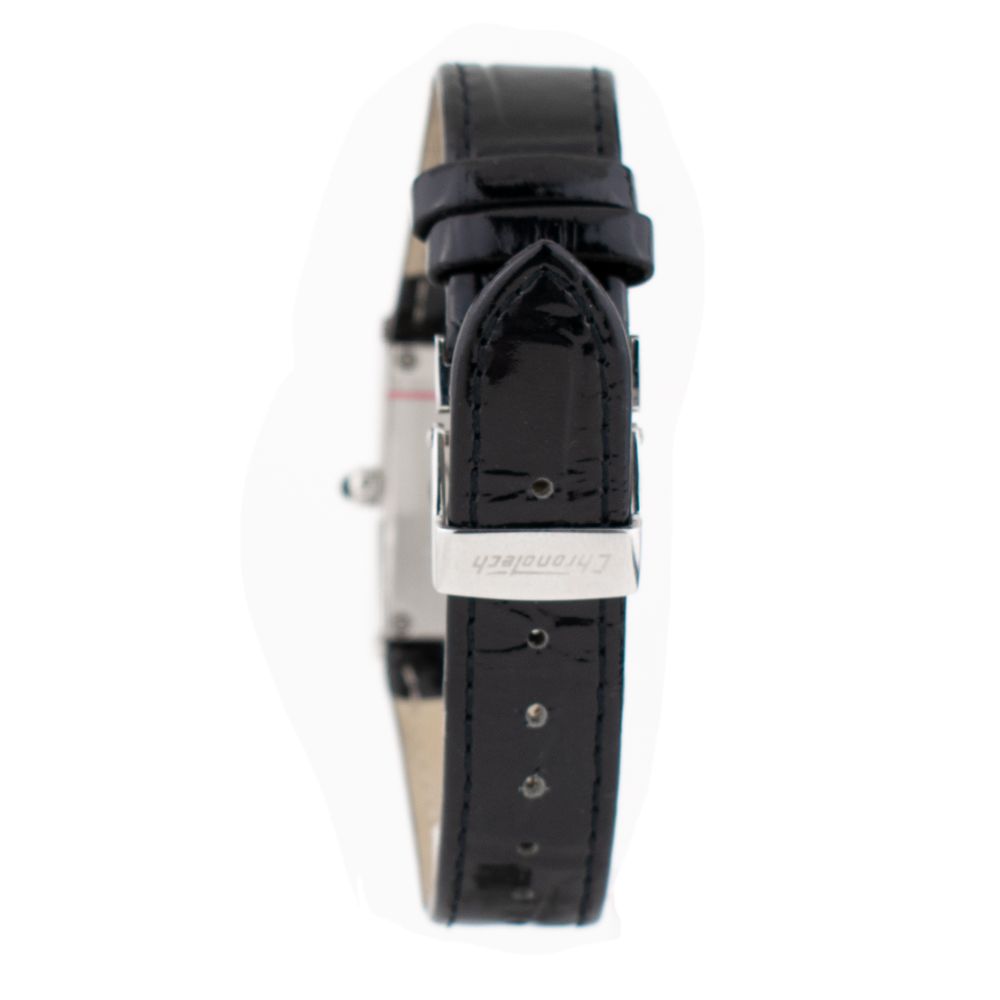 Black Leather Dress Watch - ventzia
