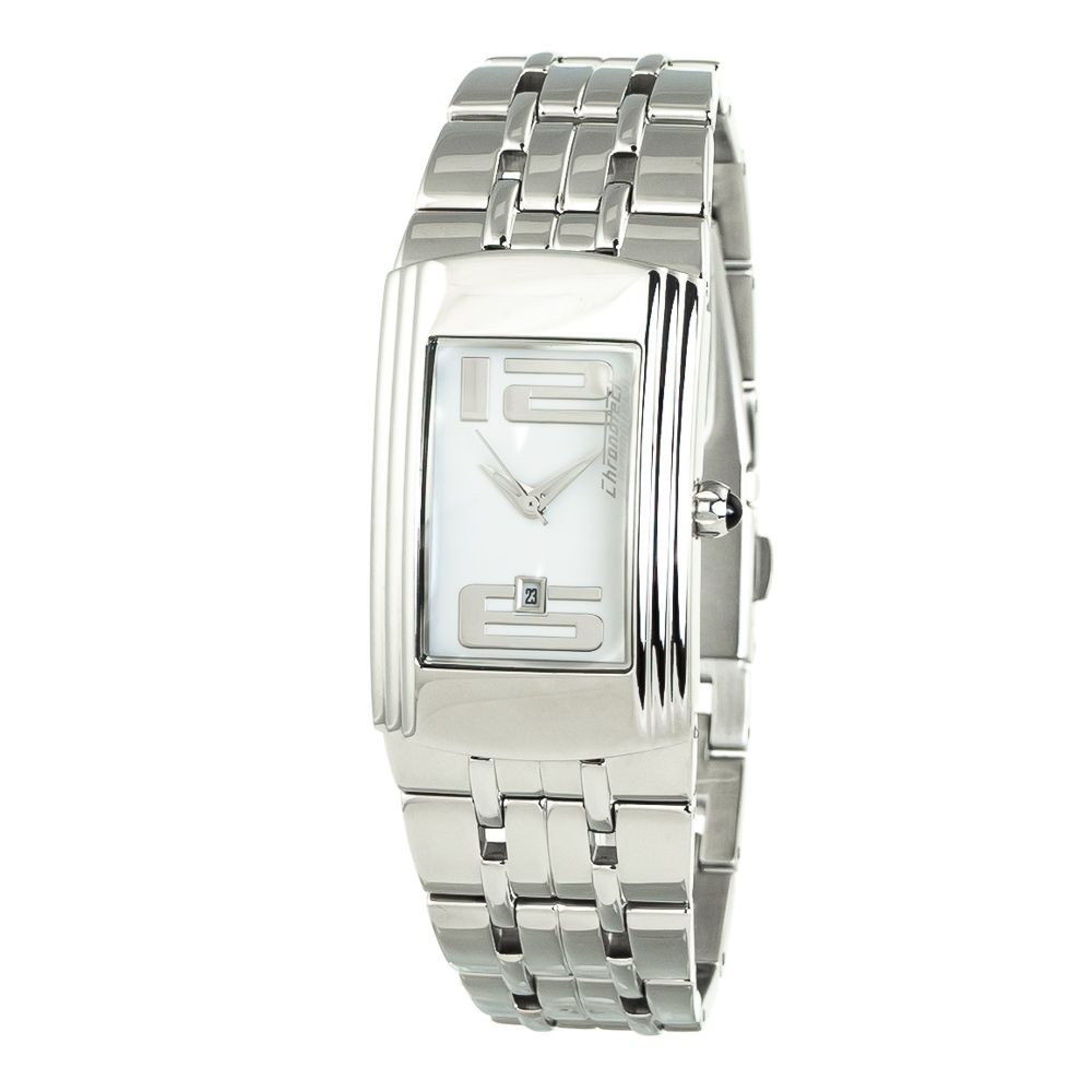 Silver Stainless Steel Dress Watch - ventzia