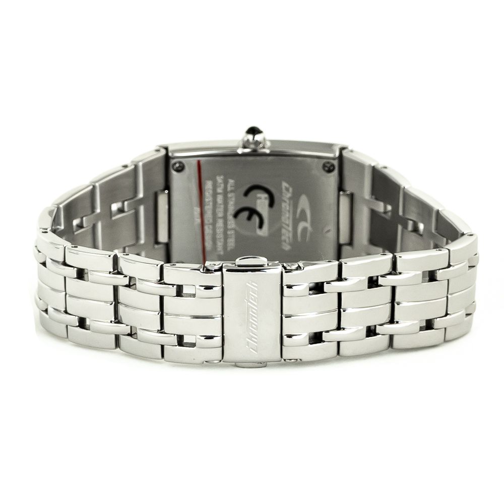 Silver Stainless Steel Dress Watch - ventzia